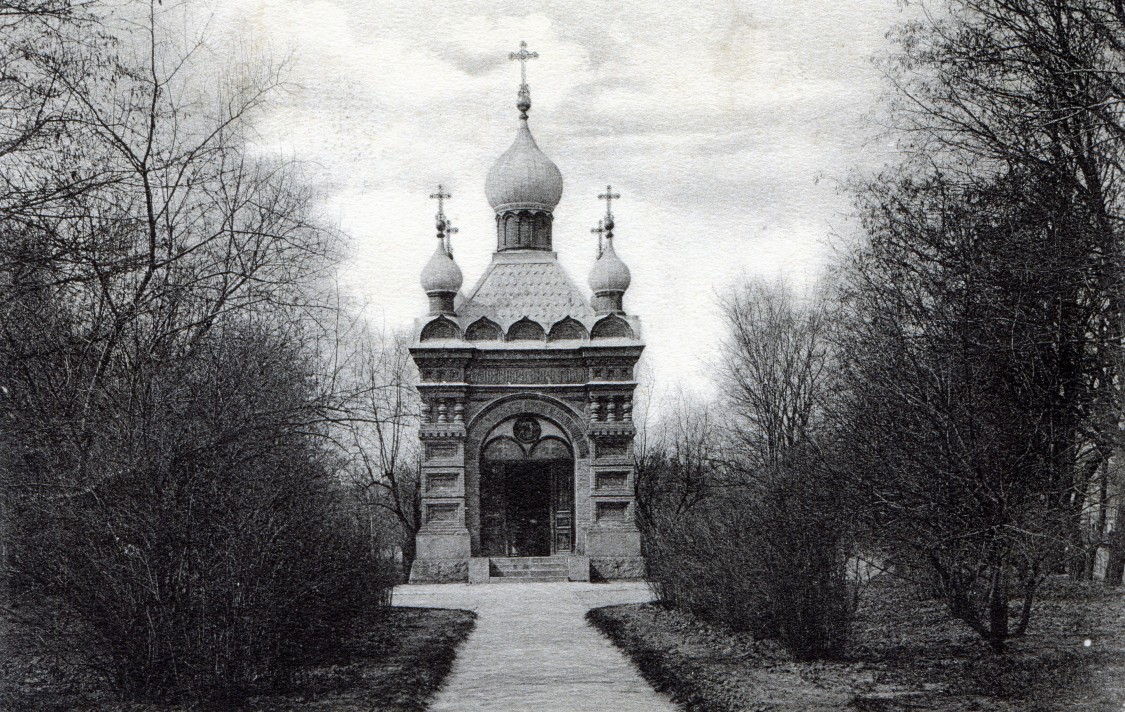Часовня Осии Пророка, Лукьяновка (Шевченковский район, Украина, г. Киев). архивная фотография, 1891—1917 год.фото с сайта https://pastvu.com/p/468083