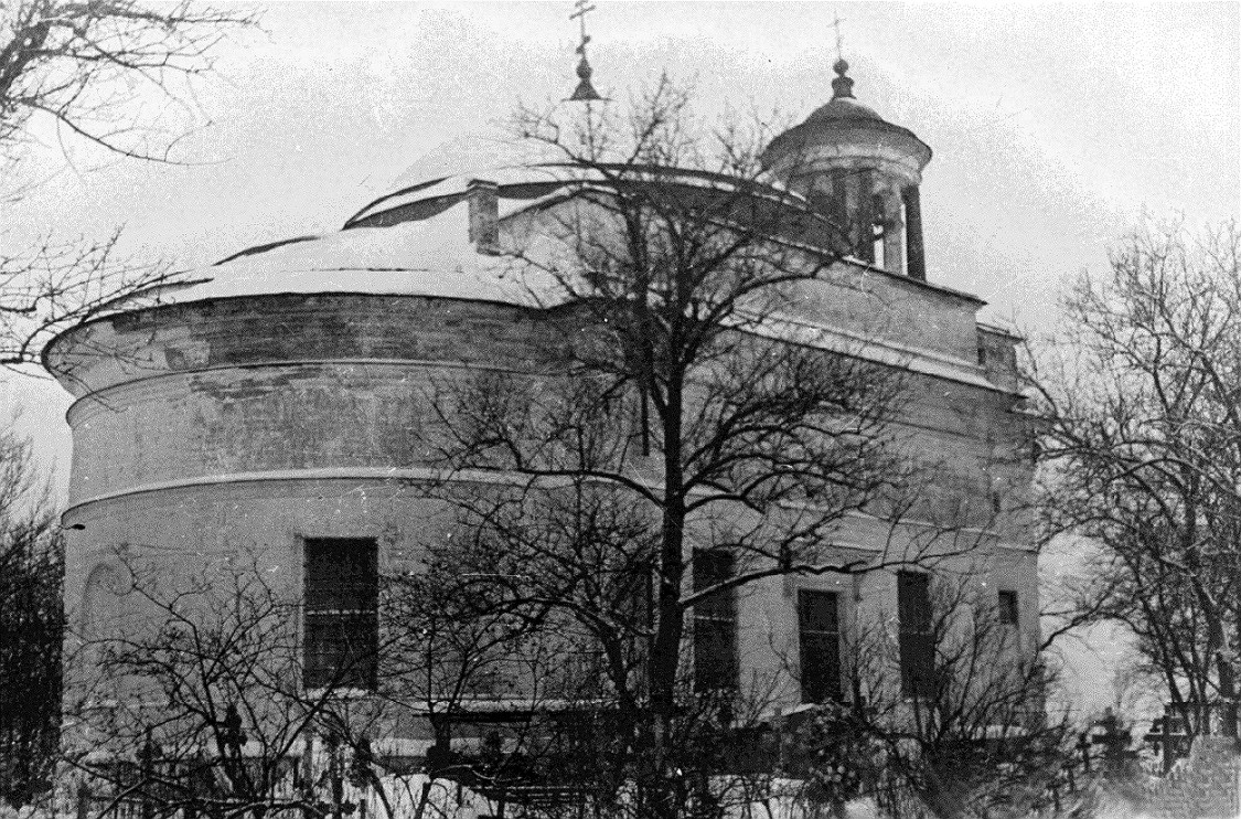 Церковь Благовещения Пресвятой Богородицы в Кузьмино, Пушкин (Царское Село) (Санкт-Петербург, Пушкинский район, г. Санкт-Петербург). архивная фотография, Частная коллекция. Фото 1930-х годов