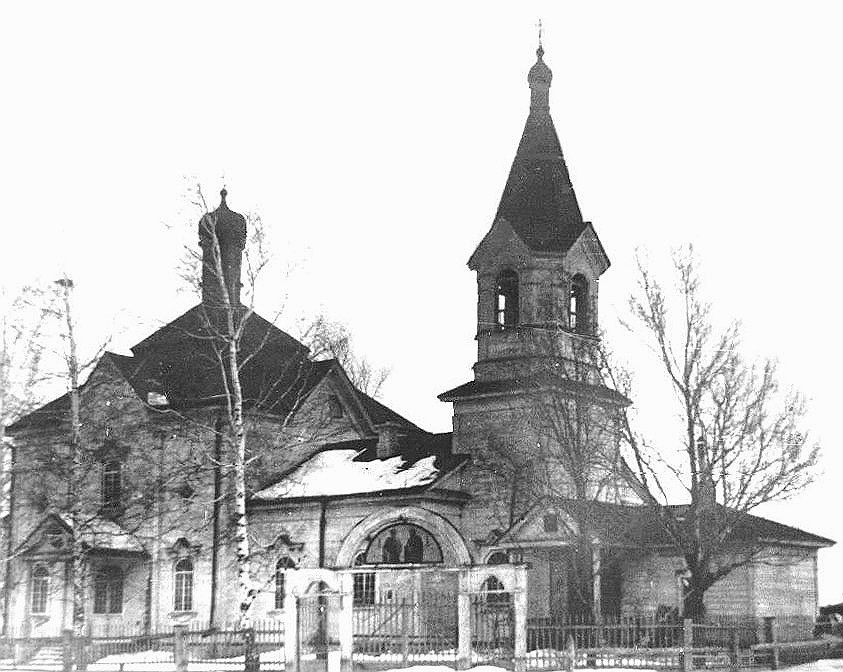 Верхняя Игра. Церковь Петра и Павла. архивная фотография, 1900 год фото с сайта http://rodnaya-vyatka.ru/places/89757