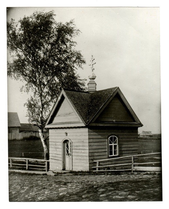 Никольское. Неизвестная часовня. архивная фотография, Фотоархив Российского Этнографического музея. Фото 1925