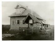 Неизвестная киот-часовня, Фотоархив Российского Этнографического музея. Фото 1925<br>, Никольское, Тосненский район, Ленинградская область