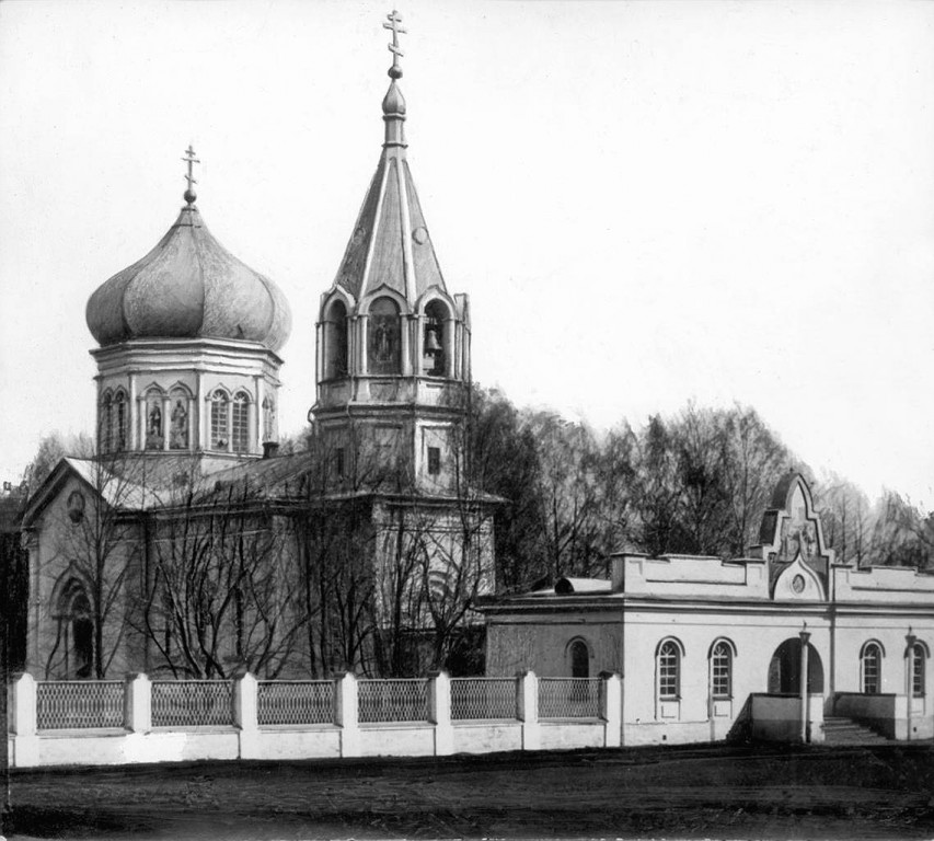 Церковь Николая Чудотворца в Зареке, Ижевск (Ижевск, город, Республика Удмуртия). архивная фотография, 1900 год. фото с сайта https://pastvu.com/p/225072