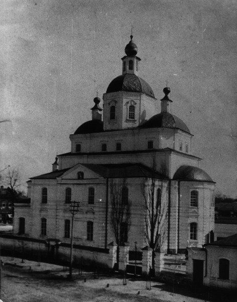 Собор Успения Пресвятой Богородицы (новый), Лебедин (Сумской район, Украина, Сумская область). архивная фотография, Частная коллекция. Фото 1910-х годов