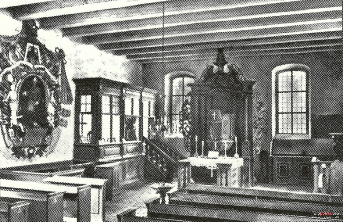 Церковь Михаила Архангела, Бжоза (Любуское воеводство, Польша). архивная фотография, Источник: http://lubuskie.fotopolska.eu/foto/474/474378.jpg