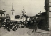 Церковь Казанской иконы Божией Матери над Зеленским съездом (старая), фото 1890—1900. Автор:Дмитриев М.П. с сайта http://pro-nn.org/photos/1186?p=съезд Зеленский&r=1&y=1897|1930<br>, Нижний Новгород, Нижний Новгород, город, Нижегородская область