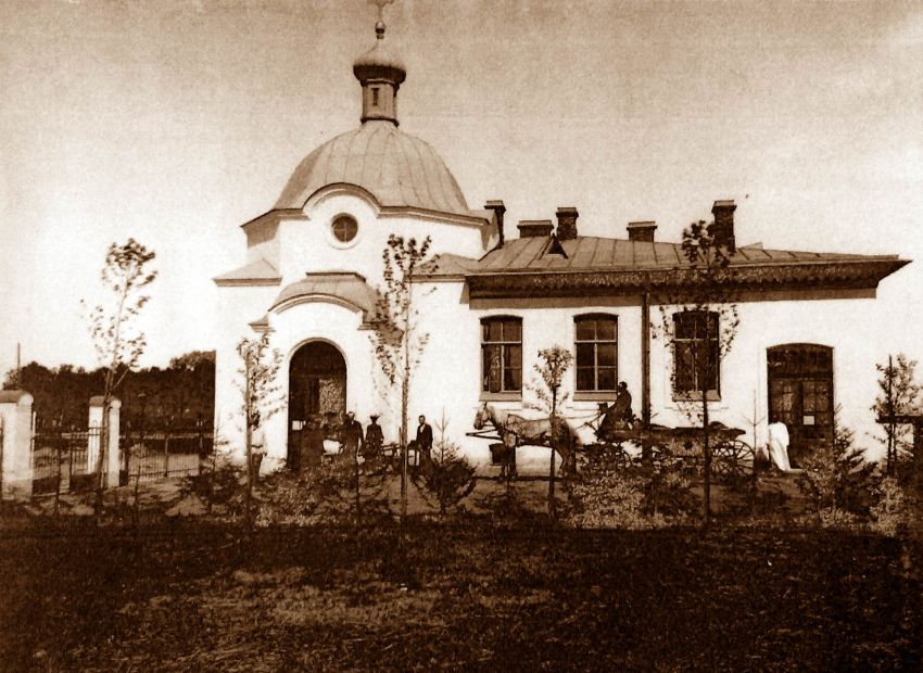 Часовня в память коронации Николая II на Выборгской стороне, Выборгский район (Санкт-Петербург, г. Санкт-Петербург). архивная фотография, Фото с сайта http://epiclesis.net/index.php/o-khrame