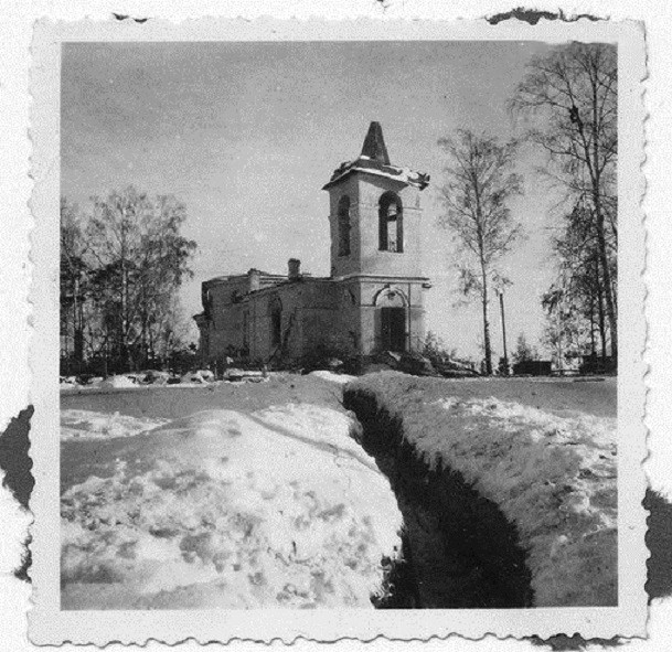 Церковь Адриана и Наталии в Старо-Панове (в Лигове) (старая), Красносельский район (Санкт-Петербург, г. Санкт-Петербург). архивная фотография, Фото 1941 г. с аукциона e-bay.de