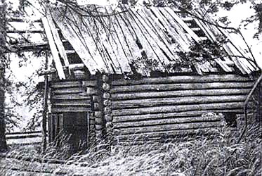 Часовня Фотинии, Трефилиха (Семёновский ГО, Нижегородская область). архивная фотография, Часовня-гробница  Фотинии в 1970-х. (источник - Энциклопедия Нижнего Новгорода)