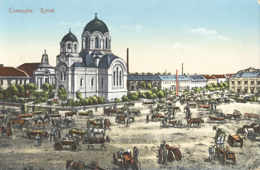 Церковь Николая Чудотворца, Томашув-Мазовецкий (Лодзинское воеводство, Польша). архивная фотография, 1900—1917 фото с сайта http://www.chram.com.pl/cerkiew-sw-mikolaja-cudotworcy-19/