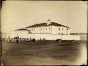 Церковь Преображения Господня при тюремном замке, фото 1894—1903 год с сайта https://pastvu.com/p/479587<br>, Курган, Курган, город, Курганская область