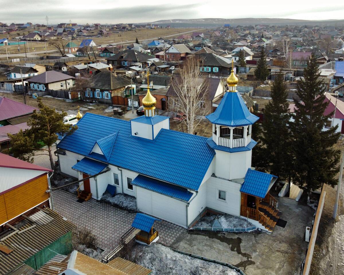 Минусинск. Церковь Покрова Пресвятой Богородицы. фасады, Вид с севера