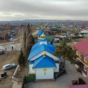 Церковь Покрова Пресвятой Богородицы, Вид с ЮВ<br>, Минусинск, Минусинск, город, Красноярский край