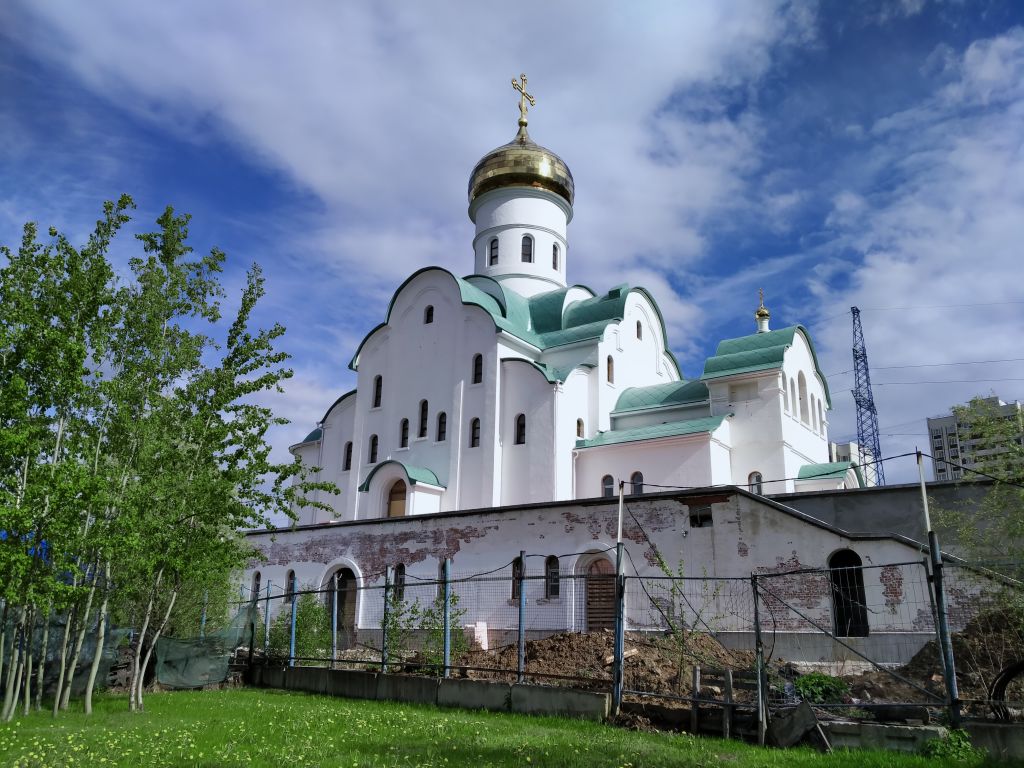 Братеево. Церковь Чуда Михаила Архангела в Хонех в Братееве. фасады