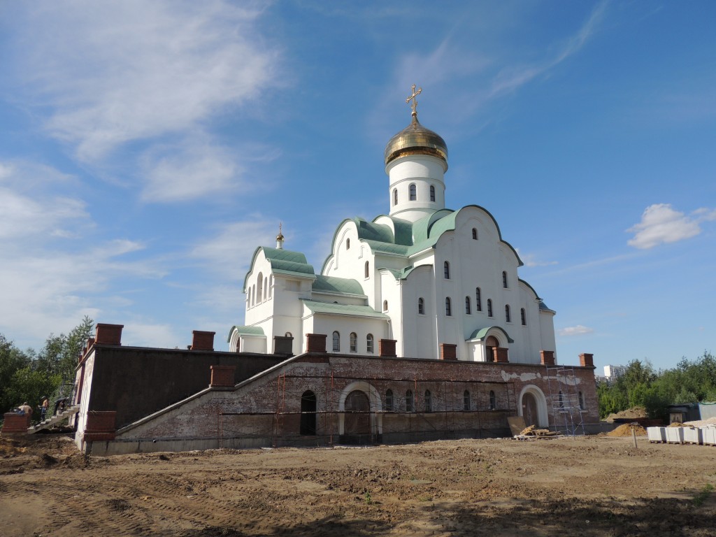 Братеево. Церковь Чуда Михаила Архангела в Хонех в Братееве. фасады