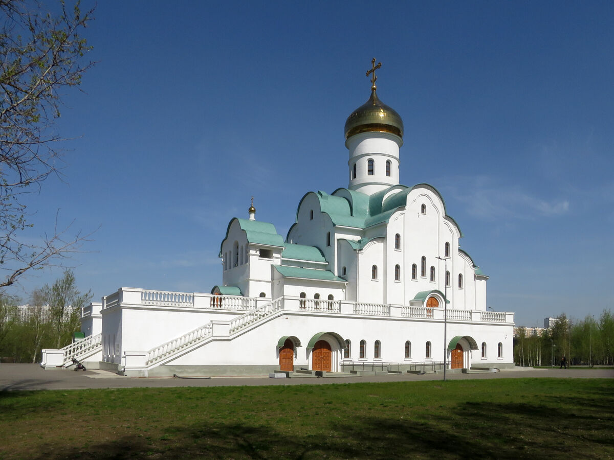 Церковь Чуда Михаила Архангела в Хонех в Братееве, Братеево (Южный административный округ (ЮАО), г. Москва). фасады