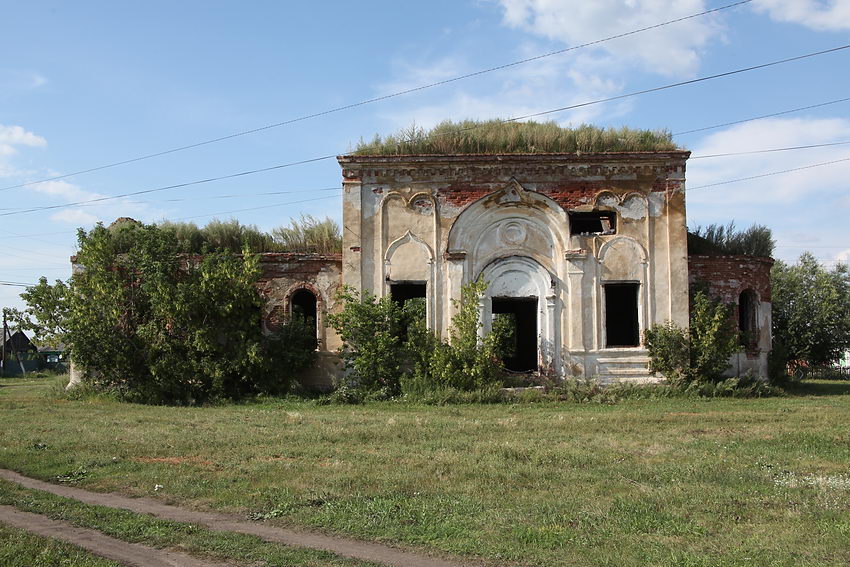 Церковь Михаила Архангела, Мордвиновка (Увельский район, Челябинская область). фасады, Южный фасад