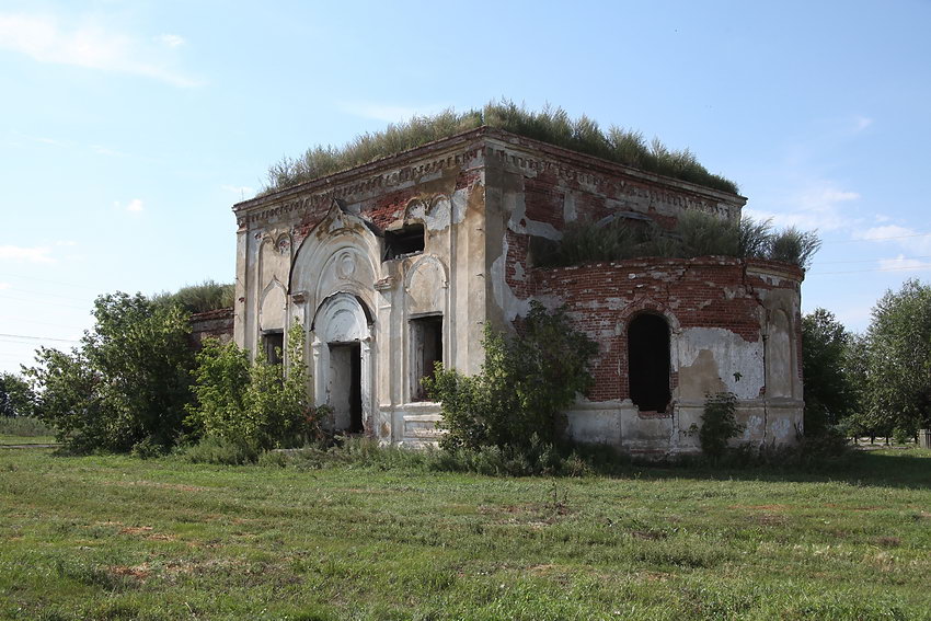 Церковь Михаила Архангела, Мордвиновка (Увельский район, Челябинская область). фасады, Вид с юго-востока