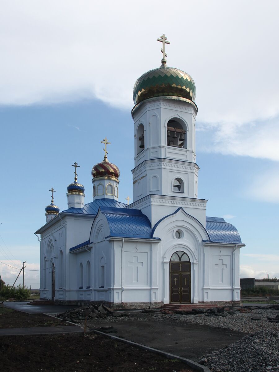 Церковь Михаила Архангела, Мордвиновка (Увельский район, Челябинская область). фасады, Вид с северо-запада