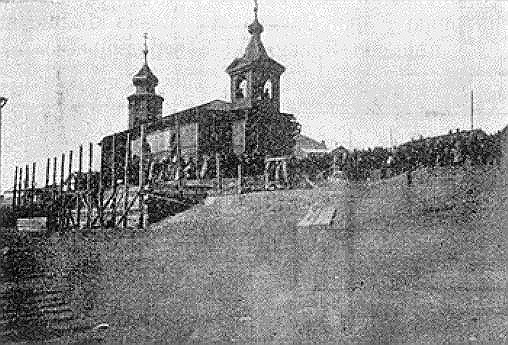 Церковь Благовещения Пресвятой Богородицы при 11-ом Сибирском стрелковом Ее Величества Государыни Императрицы Марии Феодоровны полку, Владивосток (Владивосток, город, Приморский край). архивная фотография, Цитович Г. А. 
