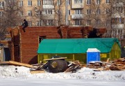 Церковь Илии Пророка в Головине, Строится деревянный храм<br>, Москва, Северный административный округ (САО), г. Москва