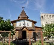 Церковь Покрова Пресвятой Богородицы в Выхине (временная) - Выхино-Жулебино - Юго-Восточный административный округ (ЮВАО) - г. Москва
