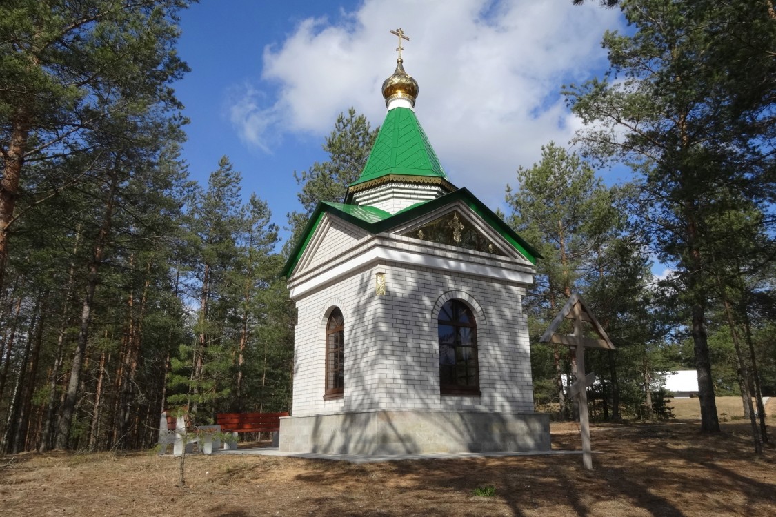 Часовня Георгия Победоносца, Луга (Лужский район, Ленинградская область). фасады, вид с юго-востока