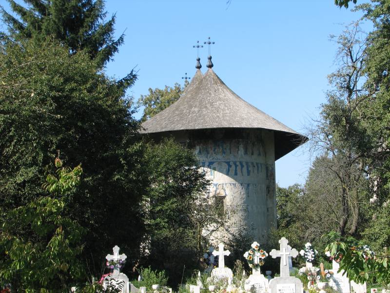 Церковь Усекновения главы Иоанна Предтечи, Арборе (Сучава, Румыния). фасады