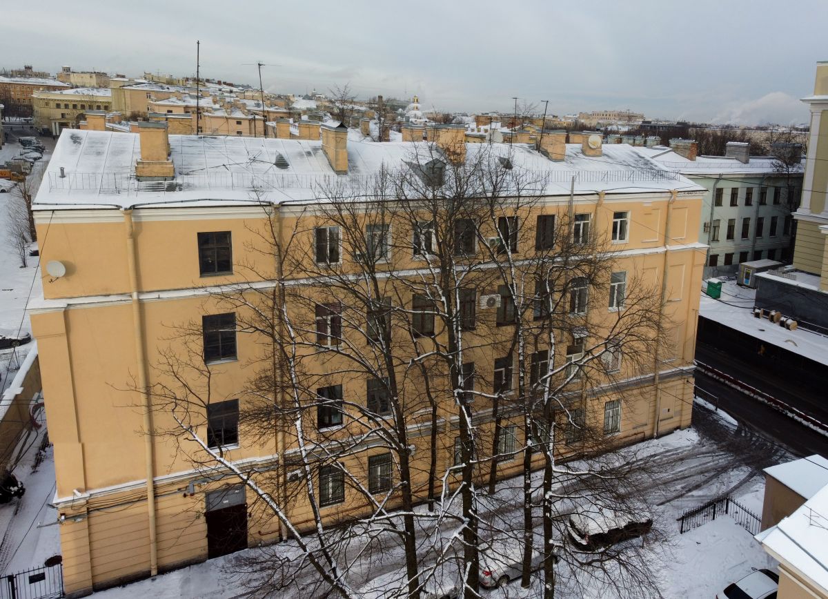 Домовая церковь Алексия, митрополита Московского при бывшем 1-ом железнодорожном полку, Адмиралтейский район (Санкт-Петербург, г. Санкт-Петербург). фасады