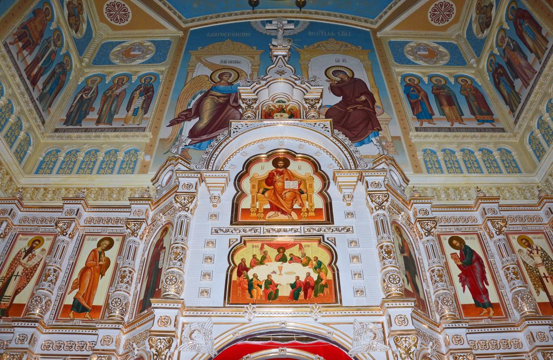 Барнаул. Церковь Иоанна Предтечи в Нагорном парке. интерьер и убранство