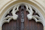 Церковь Константина и Елены, Изображение Святого Иудока над входом<br>, Брюгге, Бельгия, Прочие страны