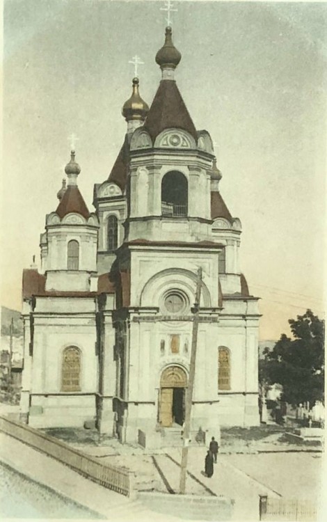 Владивосток. Собор Успения Пресвятой Богородицы. архивная фотография, Фото 1918-20 годов