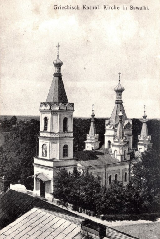 Сувалки. Собор Успения Пресвятой Богородицы. архивная фотография, Фото с сайта http://www.chram.com.pl/sobor-zasniecia-najswietszej-marii-panny/