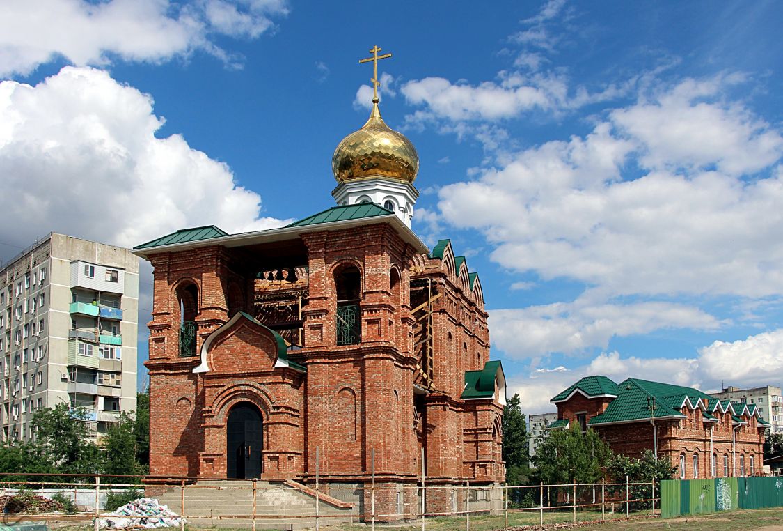 Астрахань. Церковь Сергия Радонежского. фасады