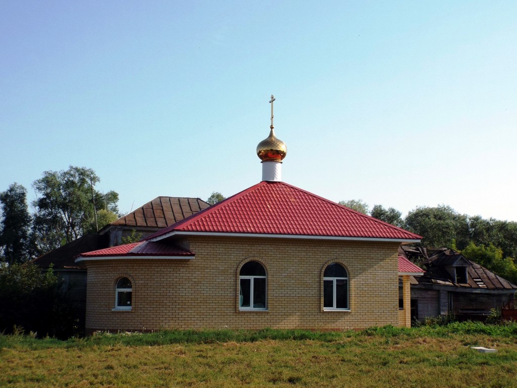 Татарское Бурнашево. Церковь Михаила Архангела (новая). фасады, Вид с северной стороны