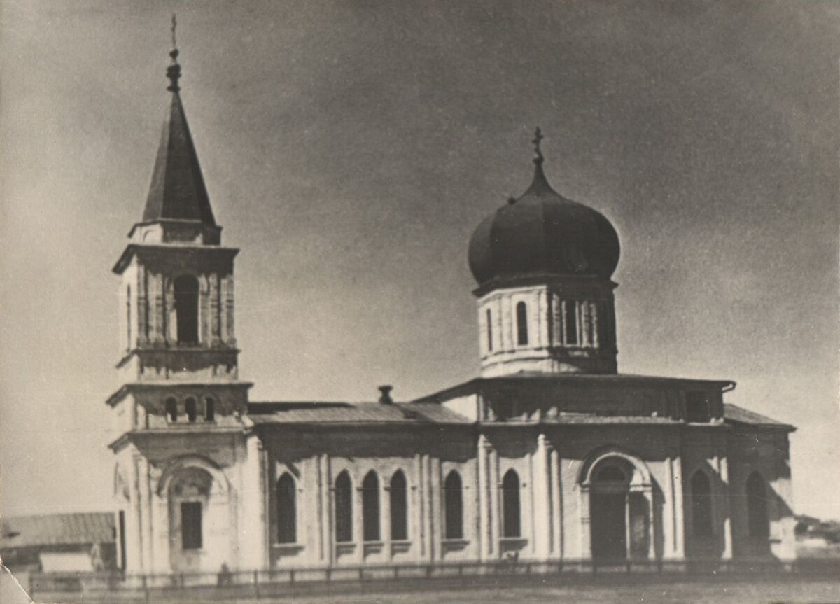 Церковь Троицы Живоначальной, Дубовка (Дубовский район, Волгоградская область). архивная фотография, Старинное фото с сайта dubovchanka.ru