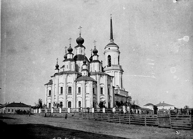 Собор Успения Пресвятой Богородицы, Дубовка (Дубовский район, Волгоградская область). архивная фотография, Фото с сайта forum.vgd.ru