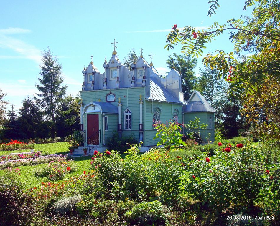 Часовня Покрова Пресвятой Богородицы, Коробы (Глубокский район, Беларусь, Витебская область). фасады, Общий вид