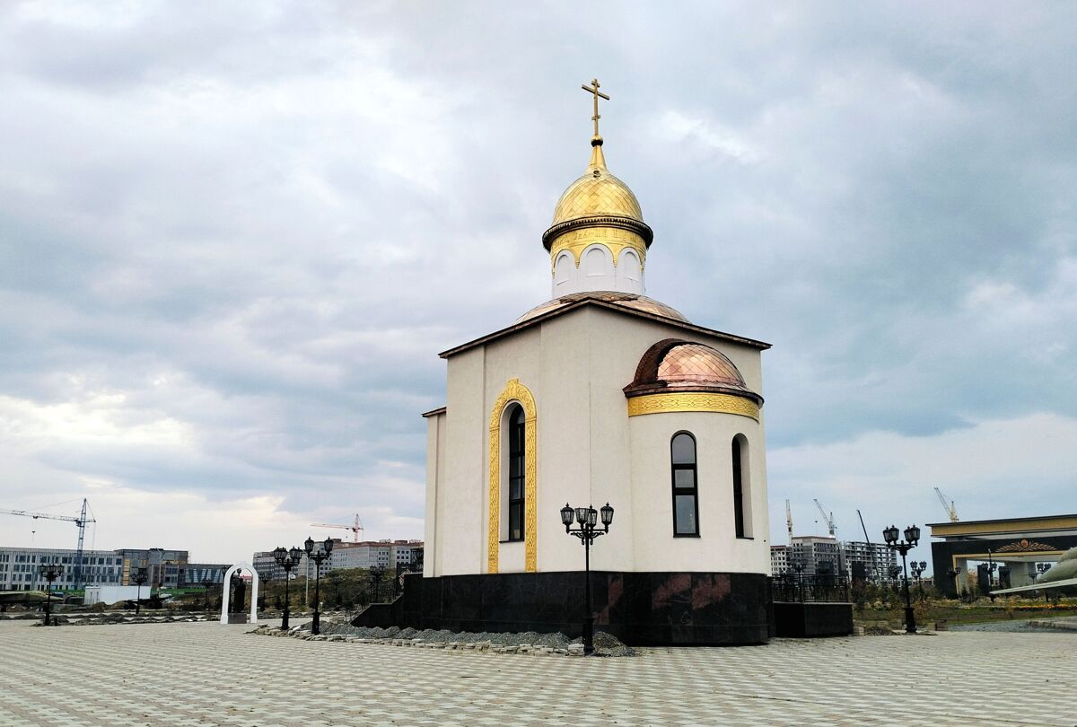 Церковь Александра Невского в Парке Победы, Салехард (Салехард, город, Ямало-Ненецкий автономный округ). фасады