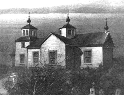 Церковь Казанской иконы Божией Матери на Эгершельдском кладбище (старая), Владивосток (Владивосток, город, Приморский край). архивная фотография, Фото с сайта http://primamedia.ru/news/society/01.04.2015/429157/gorod-na-kostyah-dorogi-zhilie-doma-i-kinoteatri-na-stareyshih-kladbischah-vladivos.html