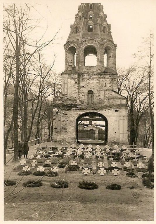 Брянск. Собор Спаса Преображения. архивная фотография, Колокольня собора. Фото 1941 г. с аукциона e-bay.de