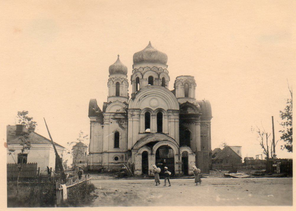 Собор Преображения Господня, Быхов (Быховский район, Беларусь, Могилёвская область). архивная фотография, Фото 1941 г. с аукциона e-bay.de