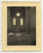 Собор Преображения Господня, Интерьер храма. Вид на алтарь. Фото 1941 г. с аукциона e-bay.de<br>, Быхов, Быховский район, Беларусь, Могилёвская область