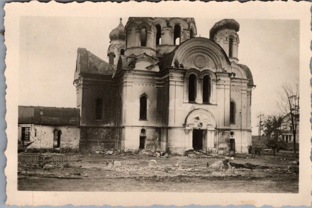 Собор Преображения Господня, Быхов (Быховский район, Беларусь, Могилёвская область). архивная фотография, Фото 1941 г. с аукциона e-bay.de