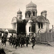 Собор Преображения Господня, Вид с юго-западной стороны. Фото 1941 г. с аукциона e-bay.de<br>, Быхов, Быховский район, Беларусь, Могилёвская область