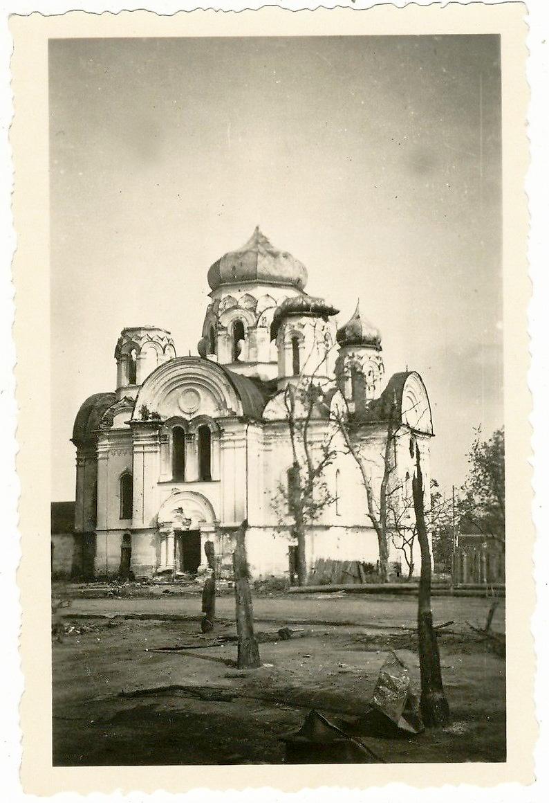 Фото 1941 г. с аукциона e-bay.de, архивная фотография. Собор Преображения Господня, Быхов (Быховский район, Беларусь, Могилёвская область)
