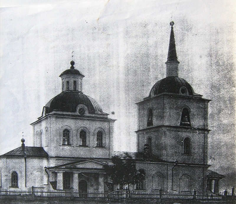 Церковь Николая Чудотворца, Пресногорьковка (Костанайская область, Казахстан). архивная фотография, фото сделано супругой священника Пресногорьковской церкви о.Василия Преображенского, Анной Христофоровной Преображенской