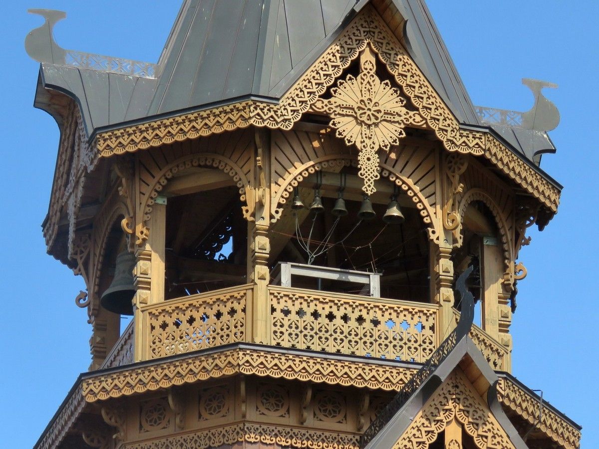 Церковь Троицы Живоначальной (новая), Бармино (Лысковский район, Нижегородская область). архитектурные детали, Ярус звона