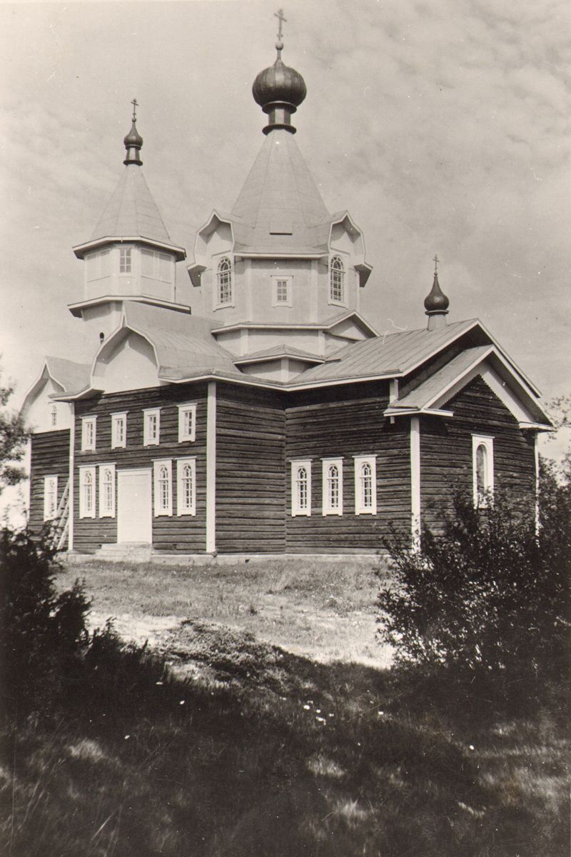Церковь Серафима Саровского, Тиурула (Лахденпохский район, Республика Карелия). архивная фотография, Фото 1920-ых годов с сайта heninen.net