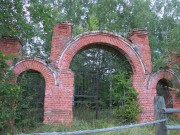 Церковь Троицы Живоначальной (старая), старая церковная ограда<br>, Барснево, Клепиковский район, Рязанская область