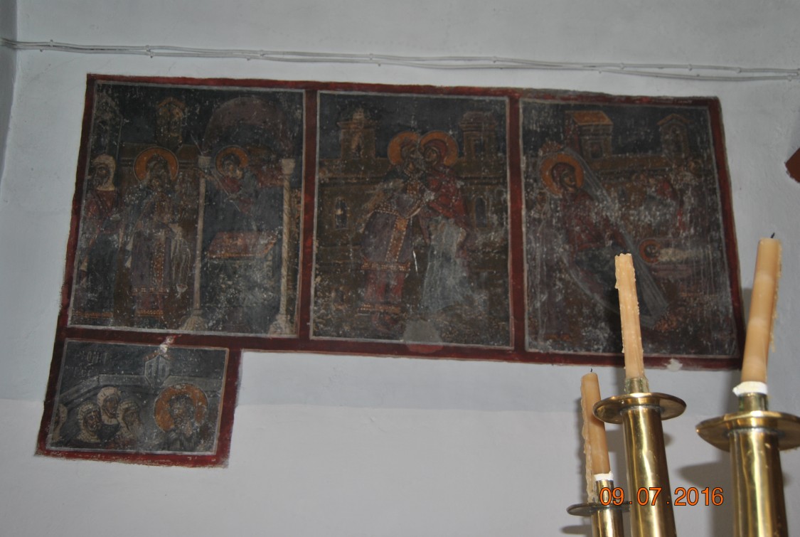 Маргаритес. Церковь Иоанна Богослова. интерьер и убранство, фреска
